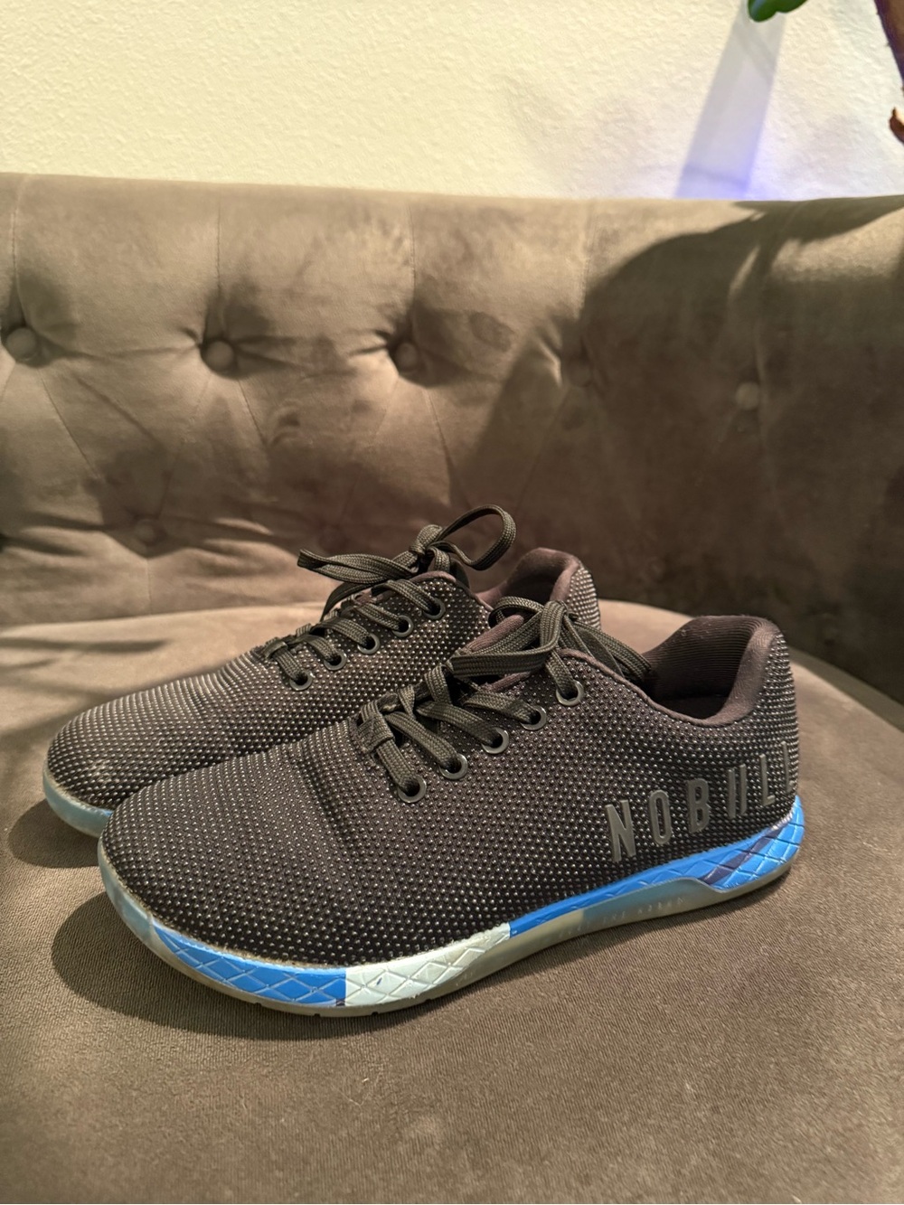 Nobull Women’s Black Training Shoes with Blue Accent
